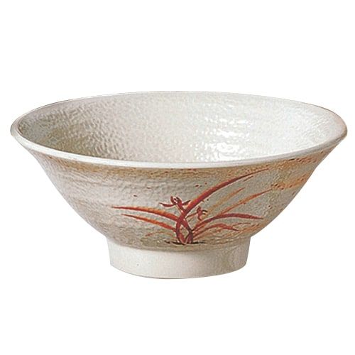The Thunder Group Soup Bowl features a stone-colored design with elegant orchid accents, adding Asian flair to any table setting. Made from durable melamine, it’s BPA-free, break-resistant, shatter-resistant, lightweight, and stackable for easy storage. Dishwasher safe and NSF listed, this versatile bowl is perfect for serving soups, ramen, or side dishes at restaurants, catered events, or home use.