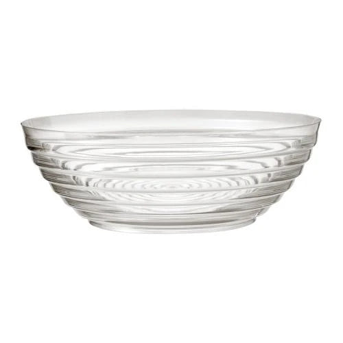 Stylish ringed bowls in 2.5 QT, 5 QT, and 10 QT sizes, featuring a sleek design perfect for serving salads, fruits, snacks, or punch at family meals, events, or celebrations.