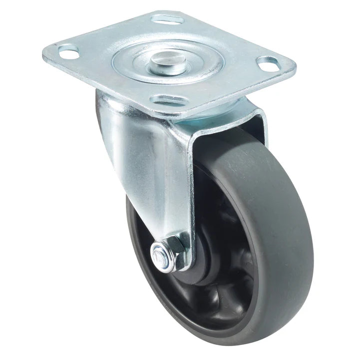 (Without Brake, With Brake) Caster for AWRK-20HBK 4/Pack heavyweight was designed to make rolling the racks easier than ever before. The caster item is manufactured specifically for ALRK and AWRK pan racks in case you need a spare caster. This heavyweight caster is extremely easy in use. Just simply click on the lockup bottom and you have mounted your item constantly in place. This caster is a must-have for all food transporter users!