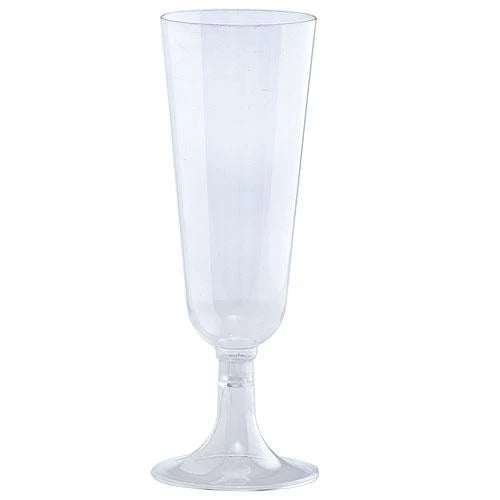 5 oz. tulip wine cup and champagne flute, perfect for weddings, parties, and celebrations. Elegant, disposable, and ideal for serving wine, champagne, and sparkling drinks with a stylish design.