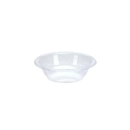 Clear plastic bowls in 5oz & 15oz sizes, perfect for soups, salads, desserts, catering, parties, weddings, and events. Durable, disposable, and elegant design for easy dining and effortless cleanup.