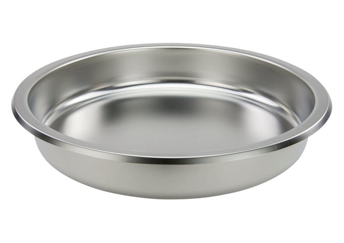 Winco 602-FP 6 qt Round Food Pan for 103A, 103B, 308A, and 602 Chafer