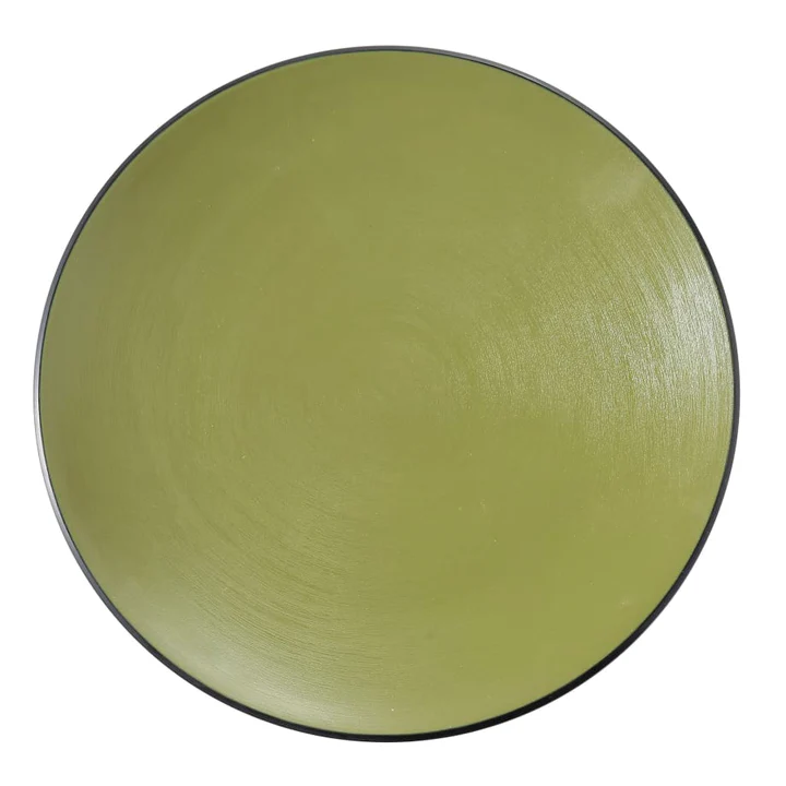 Yanco Round Plate BM-110GR melamine plate features a durable two-tone special texture that resists scratching and breaking, making it suitable for demanding restaurants or catering operations.Its presentation is similar to that of fine porcelain and ceramic, and its quality and performance are unquestionable.This dishwasher-safe plate is providing an optimal solution for any dining service.Two-Tone Special Texture Makes it Scratch Resistant, Pleasant Presentation.
