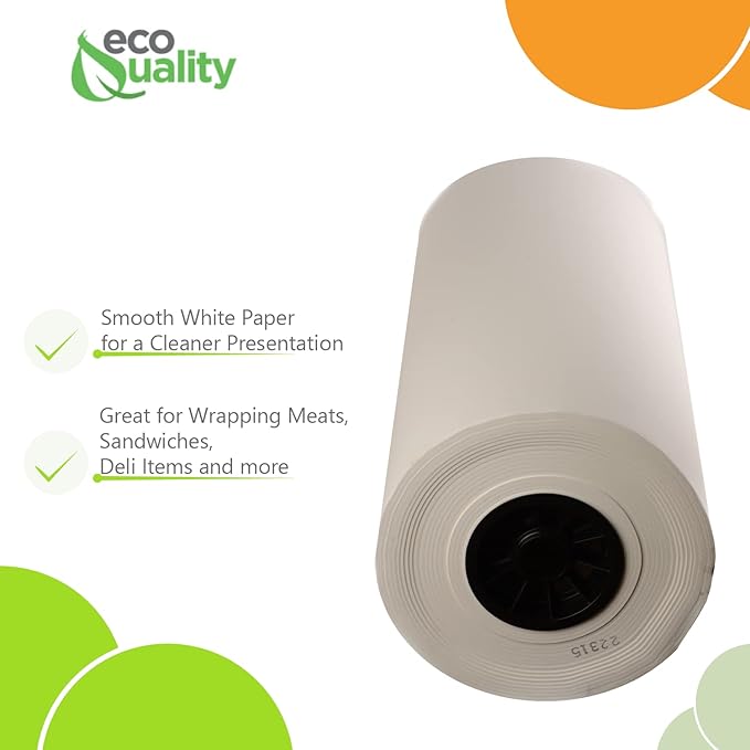 MG15 White Butcher Food Paper Roll 15 x 1000