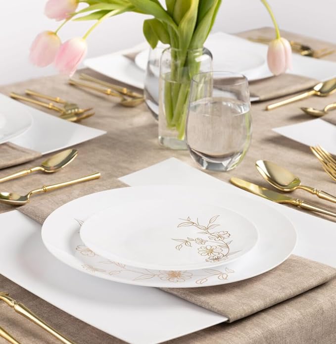 Plastic Party Plates Household Supplies Disposable Plastic Plates Bbq plates fancy disposable plates heavy duty plates classic elegant sturdy plates reusable wedding dinner salad dessert plates catering high quality birthday anniversary platin