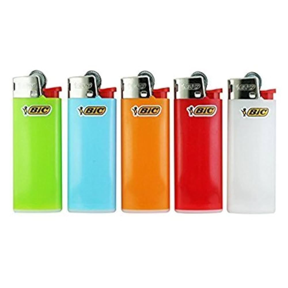 Bic Mini Lighter Multi Color 50 Count Tray
