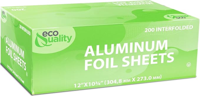 Pre Cut Pop up Heavy Duty Premium Aluminum Foil Sheets