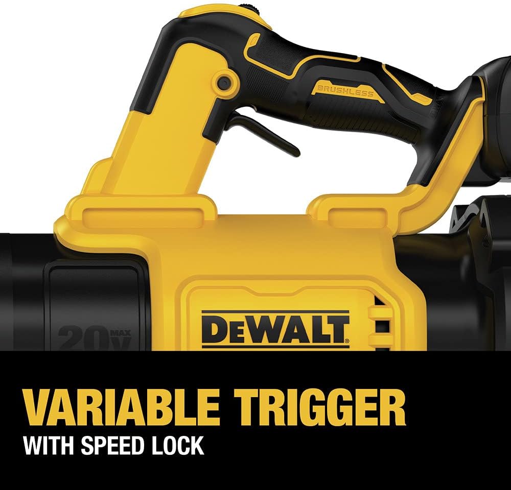 Dewalt 20V MAX 125MPH 450 CFM Brushless Cordless Leaf Blower Kit Battery & Charger