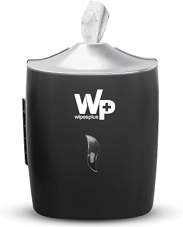 13.5 Inch Gray WipesPlus Plastic Wall Mount Dispenser designed for WipesPlus Refill Bags. Features durable plastic construction, a secure key lock and a space saving wall mounted design for commercial facilities.