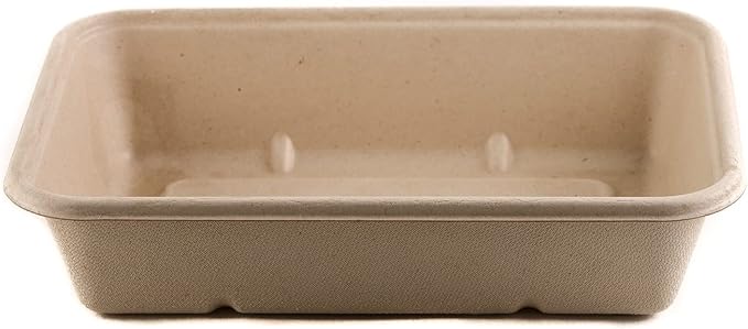 Compostable Rectangular Sugarcane Container Bowl