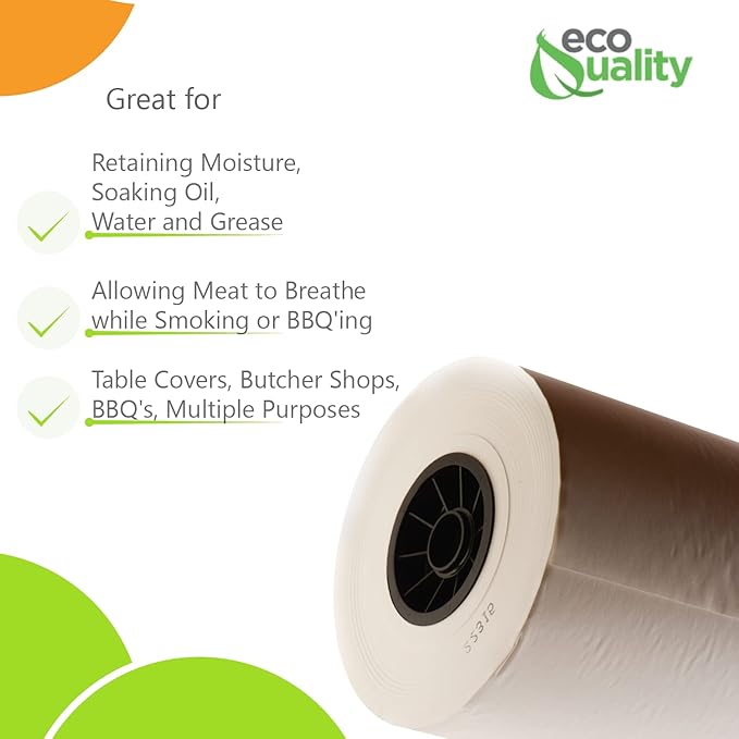 MG15 White Butcher Food Paper Roll 15 x 1000