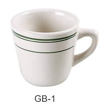 Yanco Tall Cup GB-1 is unique and high-quality restaurant drinkware. It is made from elegant porcelain. You can serve any cold or hot drinks in these cups - coffee, tea, cocoa, etc. These cups will perfectly fit any establishment. Thanks to the elegant appearance, these Green Band collection smooth surface cups will always look stylish in your fine dining restaurant, cafe or catering events. The popular volume of the cup allows you to easily serve the right amount of drink. 