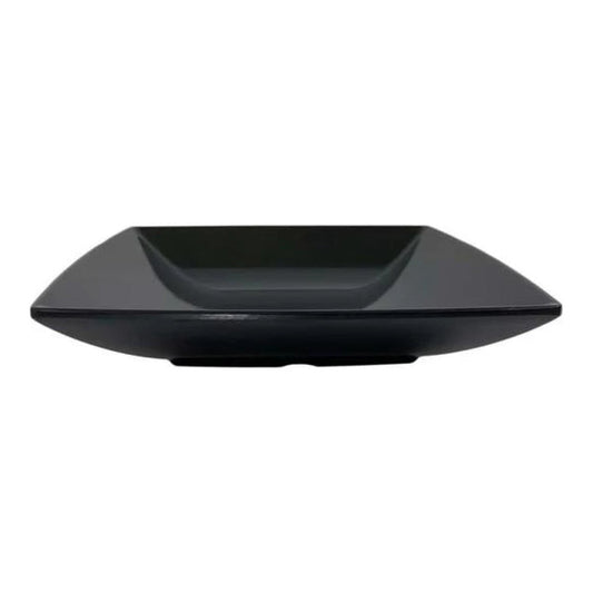 Thunder Group Square Salad Bowl 12/Pcs is suitable for all types of dining establishments. Made from melamine, this non-toxic 8 1/2-inch salad bowl is exceptionally durable and will not get scratched or chipped even after extensive long-time use. Good for a catered event, serving side dishes in a busy restaurant or small cozy diners this salad bowl will be an excellent tableware choice. This 28 Oz square melamine bowl comes in deep black color as a distinctive feature of the Classic Black Western 