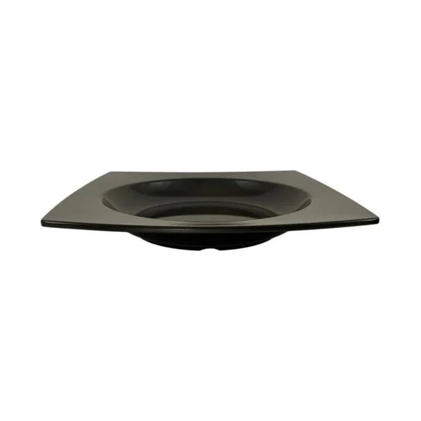Thunder Group Pasta Bowl 12/Pcs will be suitable for both casual and formal food-serving establishments. This 22 Oz pasta bowl works with any dinner table settings and interior designs from Italian to Asian style. It is suitable for anything and everything - pasta, salad, soup or main dishes. Perfect for hot, steaming bowls of pasta or even cream-soup. The 10 1/2-inch square melamine pasta bowl comes in deep black color as a distinctive feature of the Classic Black Western collection. You can also