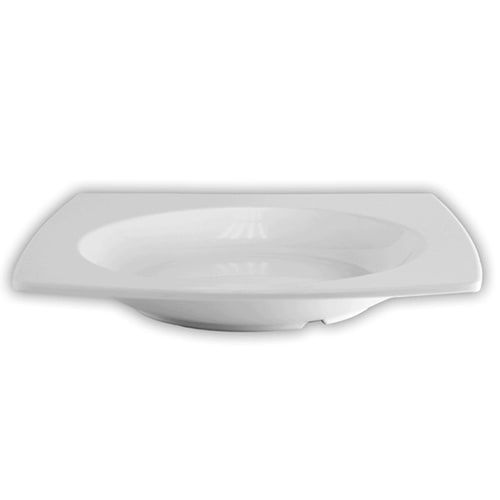 Thunder Group Pasta Bowl 12/Pcs will be suitable for both casual and formal food-serving establishments. This 22 Oz pasta bowl works with any dinner table settings and interior designs from Italian to Asian style. It is suitable for anything and everything - pasta, salad, soup or main dishes. Perfect for hot, steaming bowls of pasta or even cream-soup. The 10 1/2-inch square melamine pasta bowl comes in vibrant white color as a distinctive feature of the Classic White Western collection. 