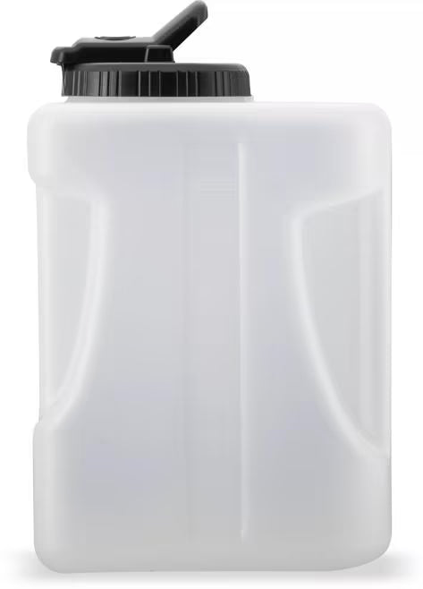 Black Container with Black Lid, 1 Gallon, 640000, 2/case