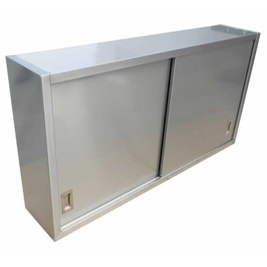 Prepline 15" x 60" stainless steel wall cabinet with a flat top, designed for efficient storage in commercial kitchens.