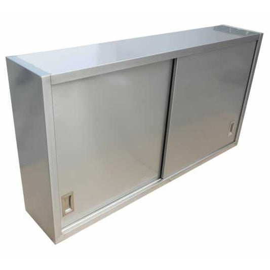 Prepline 15" x 60" stainless steel wall cabinet with a flat top, designed for efficient storage in commercial kitchens.