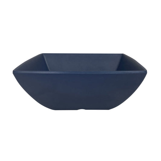 Thunder Group Square Bowl 12/Pcs is a perfect dinnerware for presenting your salads, soups, or even fruits. This bowl looks like ceramics but is much more lightweight and durable. It is an excellent choice for inside or outside dining spots. This square melamine bowl comes in a sophisticated stone blue color as a distinctive feature of the Classic Stone Blue Western collection. All Classic Stone Blue tableware will equally suit big restaurants and small sushi bars, crowded catered events and buffets. 