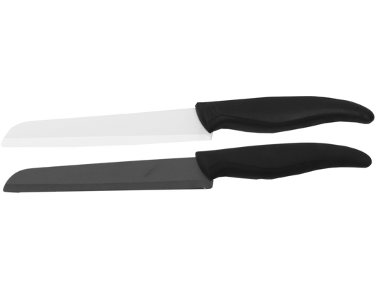 CERAMIC BREAD KNIFE WHITE