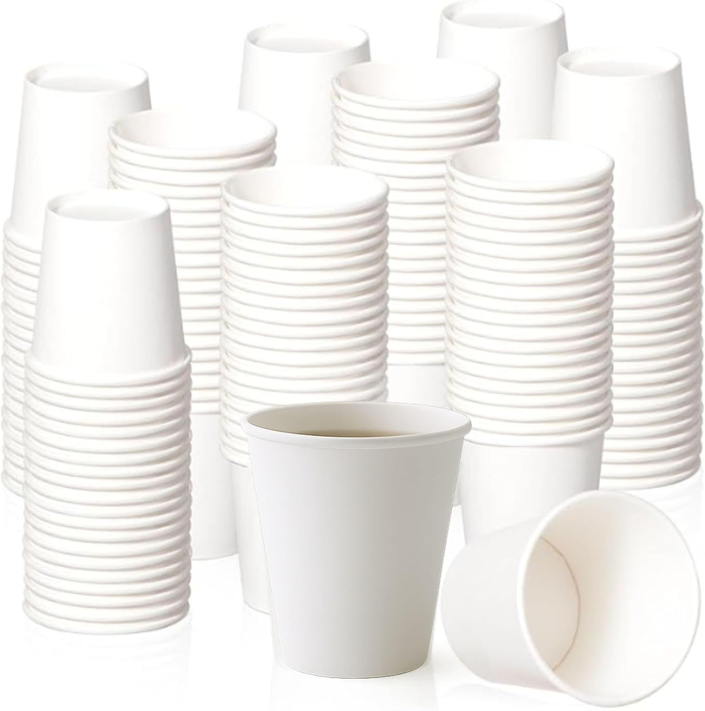 4oz Disposable White Paper Hot Espresso Cups