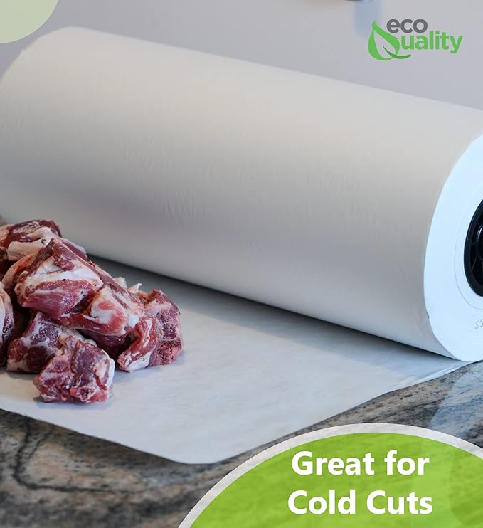 MG15 White Butcher Food Paper Roll 15 x 1000