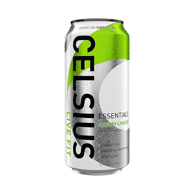 16oz Celsius Essentials Cherry Limeade Energy Drink