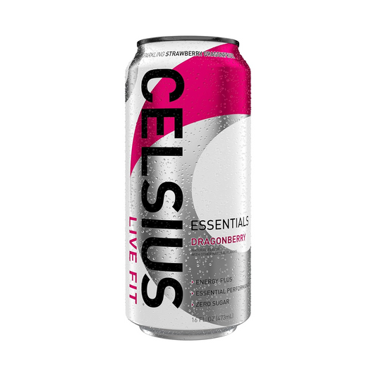 16oz Celsius Essentials Dragon Berry Energy Drink