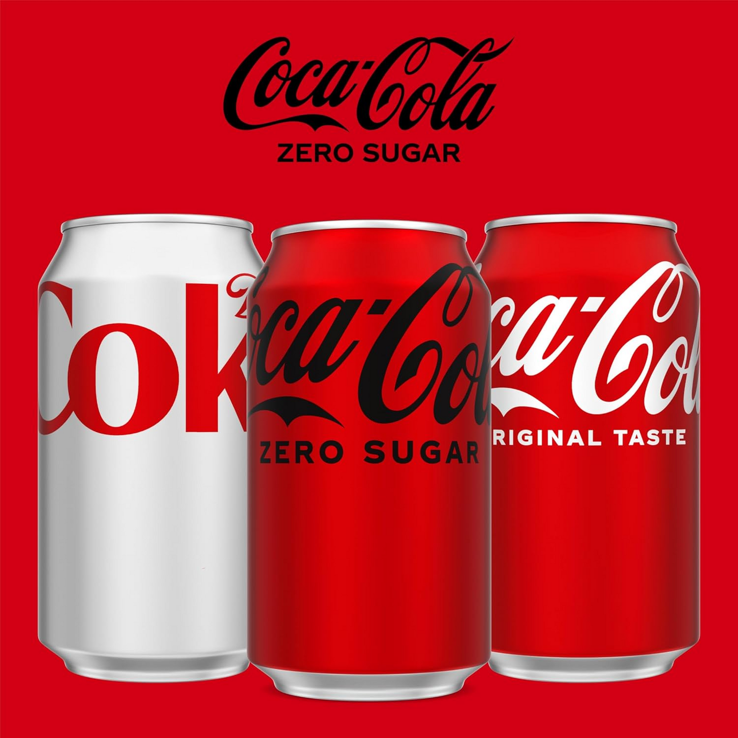 Coke Zero 12oz Can with Zero Sugar and Classic Flavor