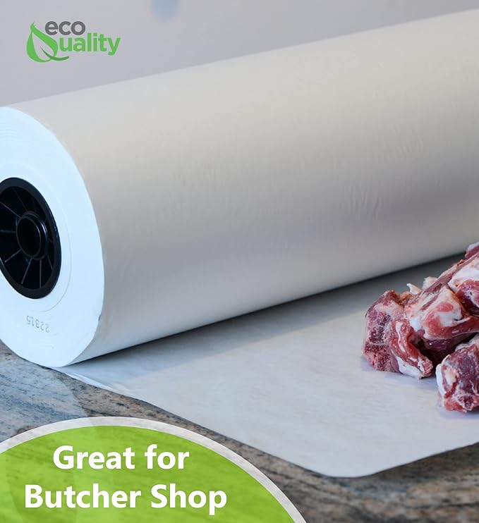 MG15 White Butcher Food Paper Roll 15 x 1000