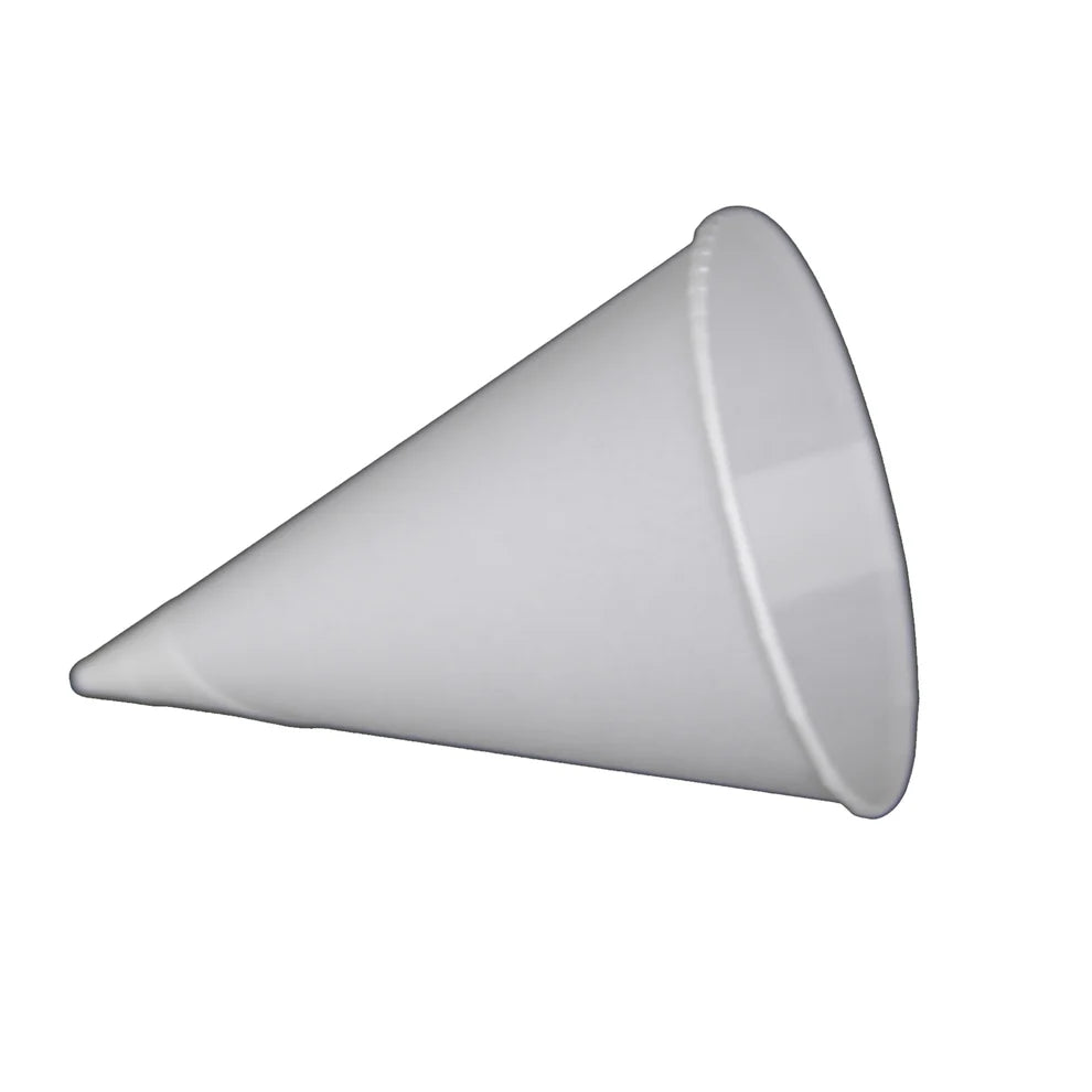 Winco 72501, 6 oz. 1,000 cups/pack Benchmark Paper Snow Cone Cups