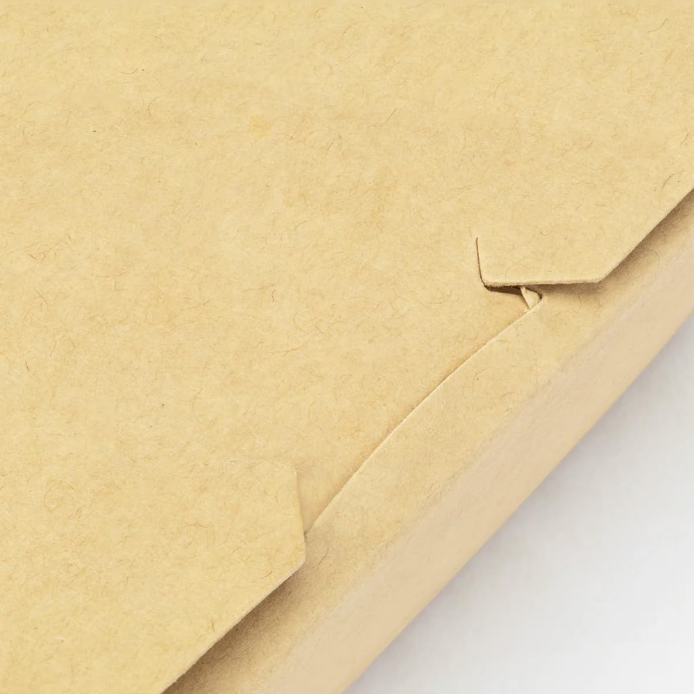 74oz Kraft Paperboard Folding Disposable Takeout Container Bio Box