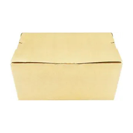 74oz Kraft Paperboard Folding Disposable Takeout Container Bio Box