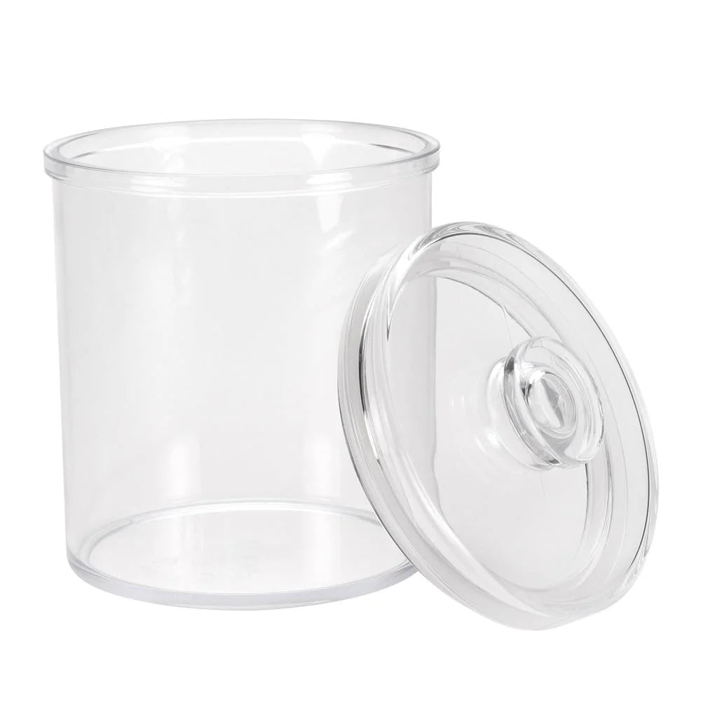 74oz round jar with airtight lid, ideal for storing dry goods, snacks, coffee, tea, and more. BPA-free, shatter-resistant, and designed for kitchen, pantry, or restaurant storage.
