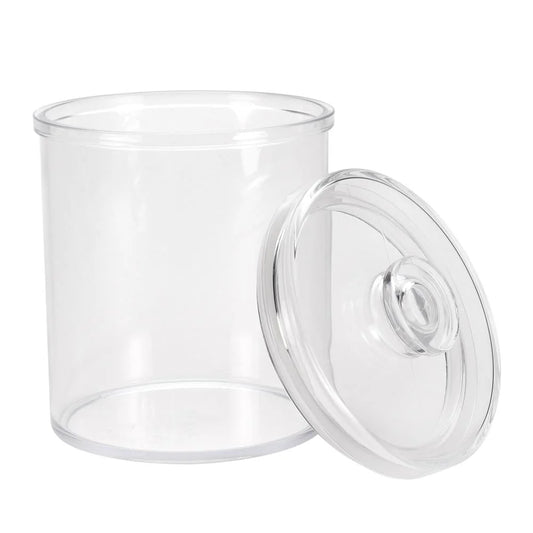 74oz round jar with airtight lid, ideal for storing dry goods, snacks, coffee, tea, and more. BPA-free, shatter-resistant, and designed for kitchen, pantry, or restaurant storage.
