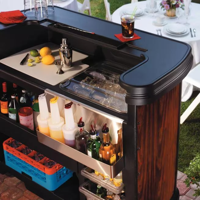 Cherry Wood Maximizer Portable Bar, 7550094, 1/case
