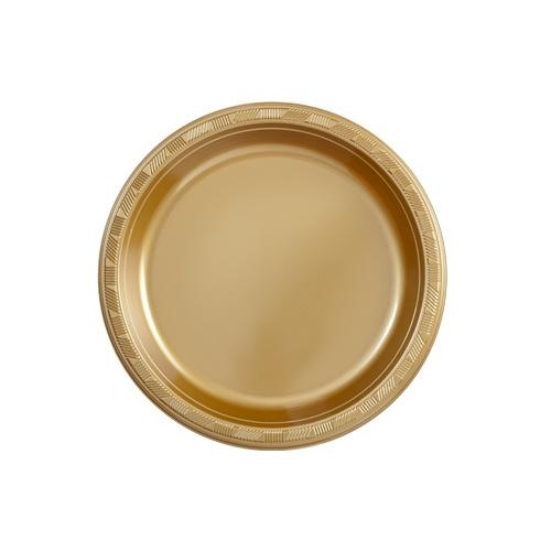 7" Disposable Plastic Plates in Red, White, Blue, Black, Gold, Silver, Pink, Light Blue, Hot Pink. Durable and leak-resistant, perfect for desserts, snacks, parties, catering, and everyday use.