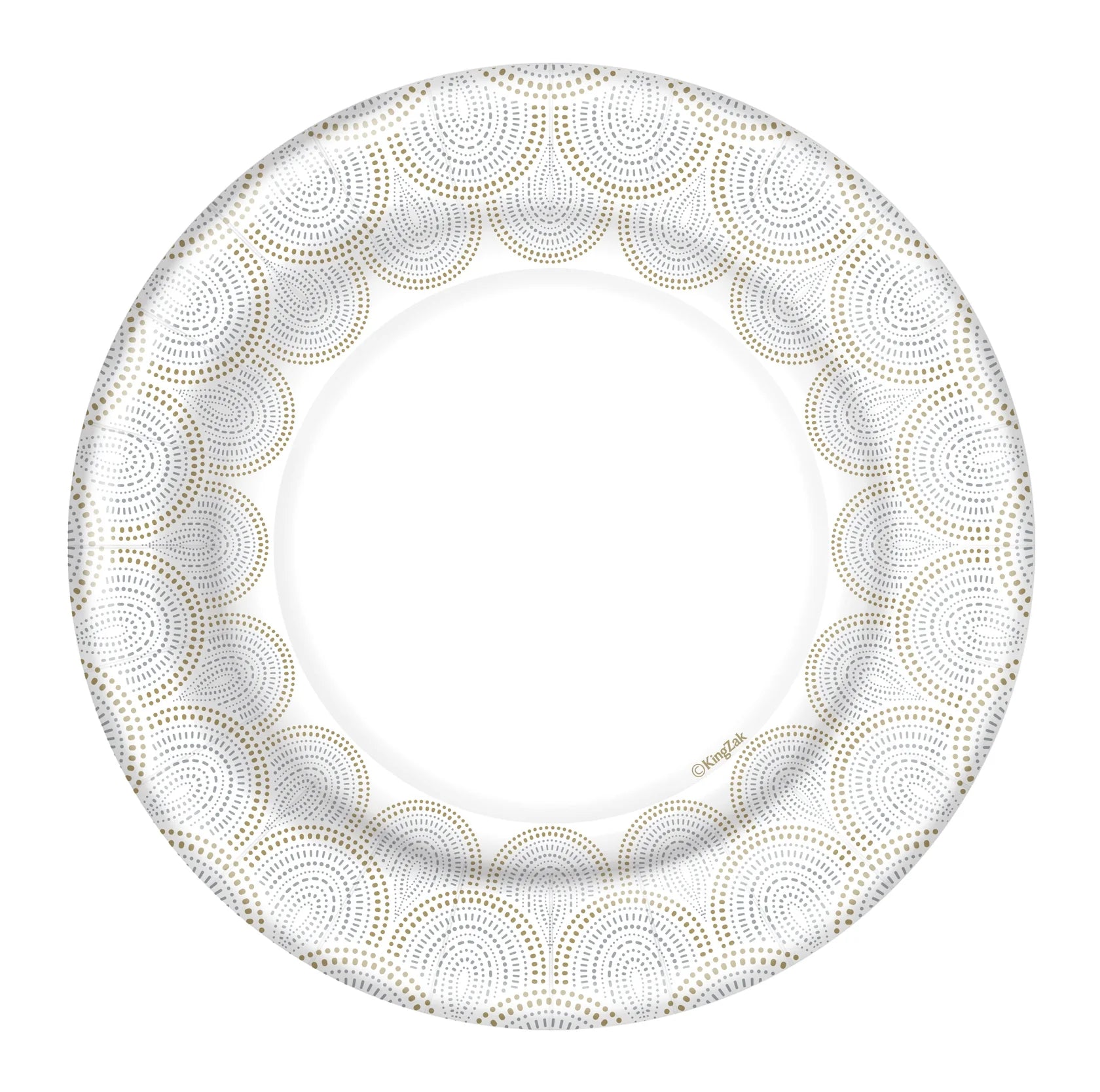Rays Paper Plates – Stylish disposable plates with a modern sunburst design, available in 8.5-inch and 10.5-inch sizes, perfect for weddings, parties, and special events.
