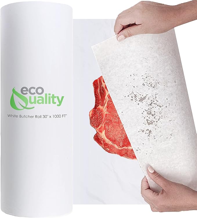 MG15 White Butcher Food Paper Roll 15 x 1000