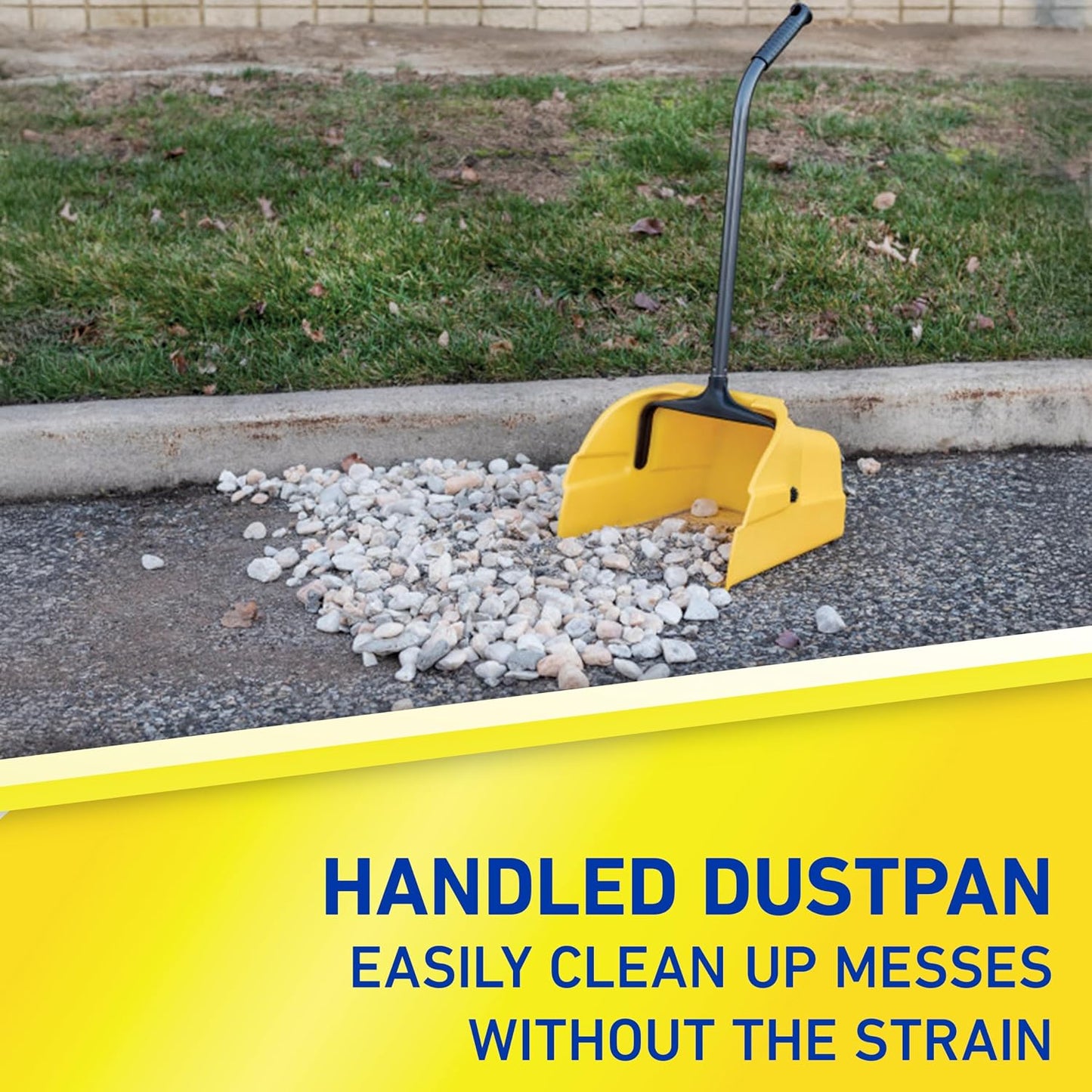 14 Inch Jumbo Debris Dustpan with Handle