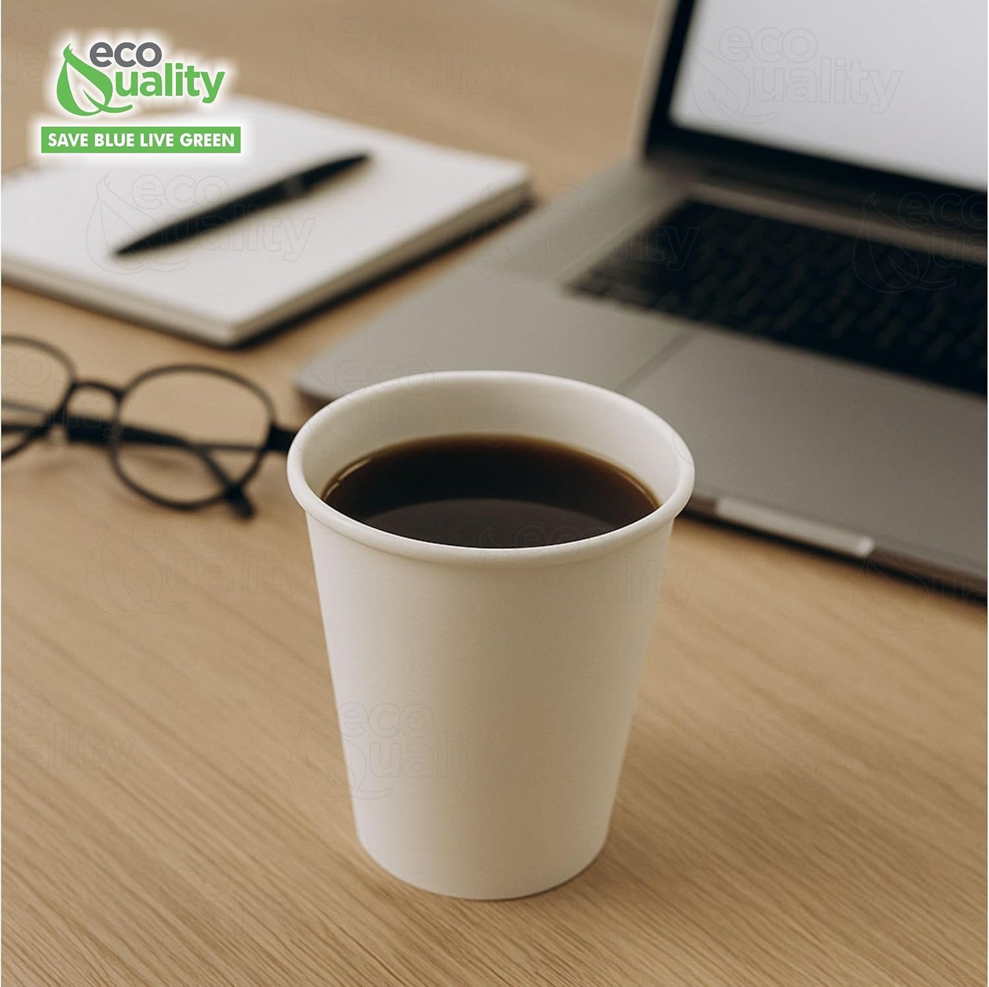 4oz Disposable White Paper Hot Espresso Cups