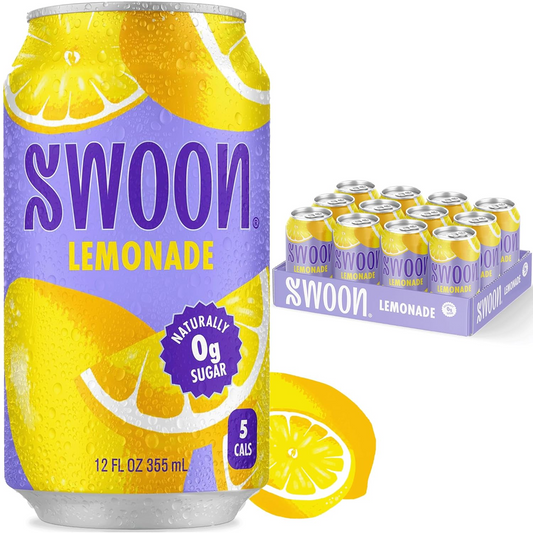 12oz Swoon Classic Lemonade Zero Sugar Refreshing Drink