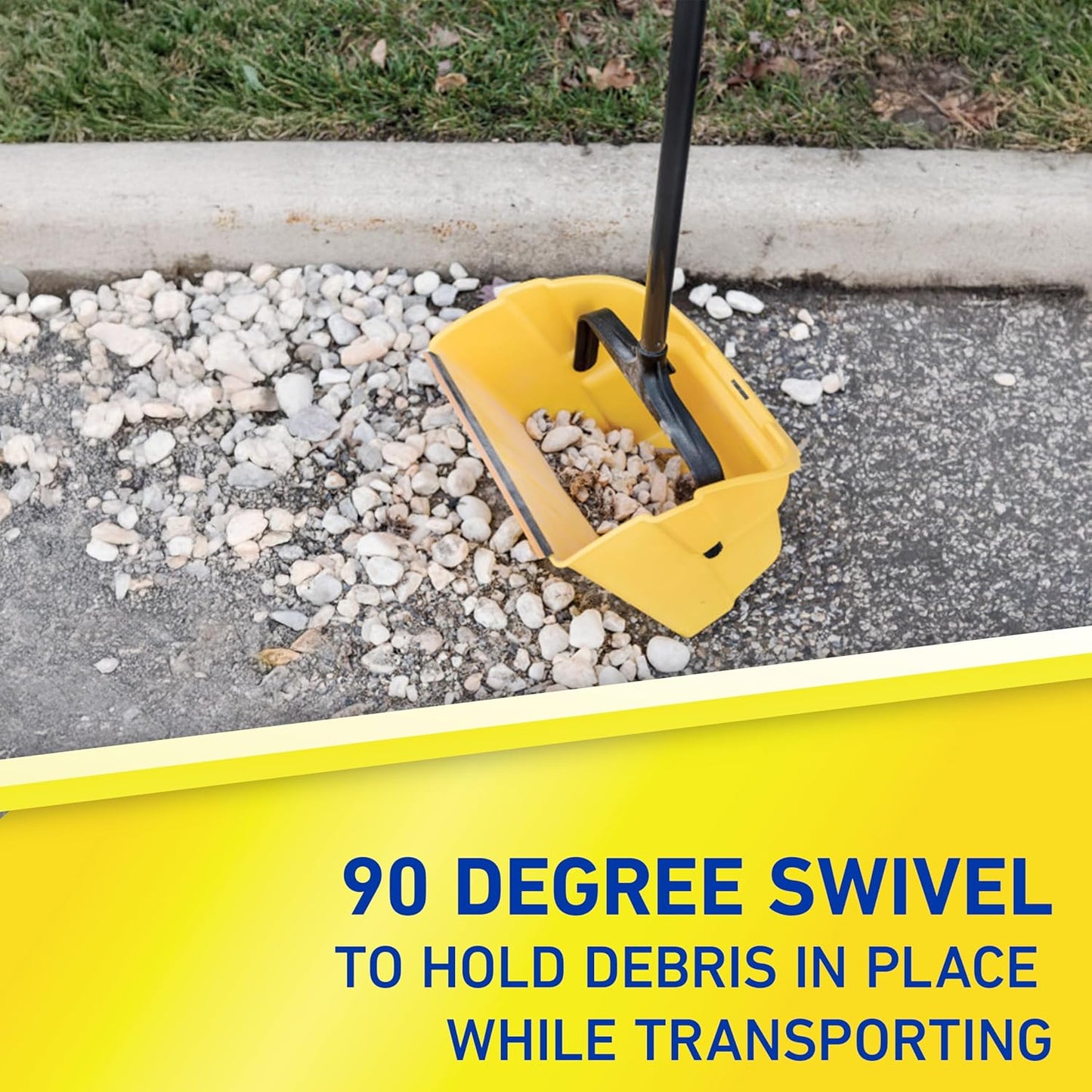 14 Inch Jumbo Debris Dustpan with Handle