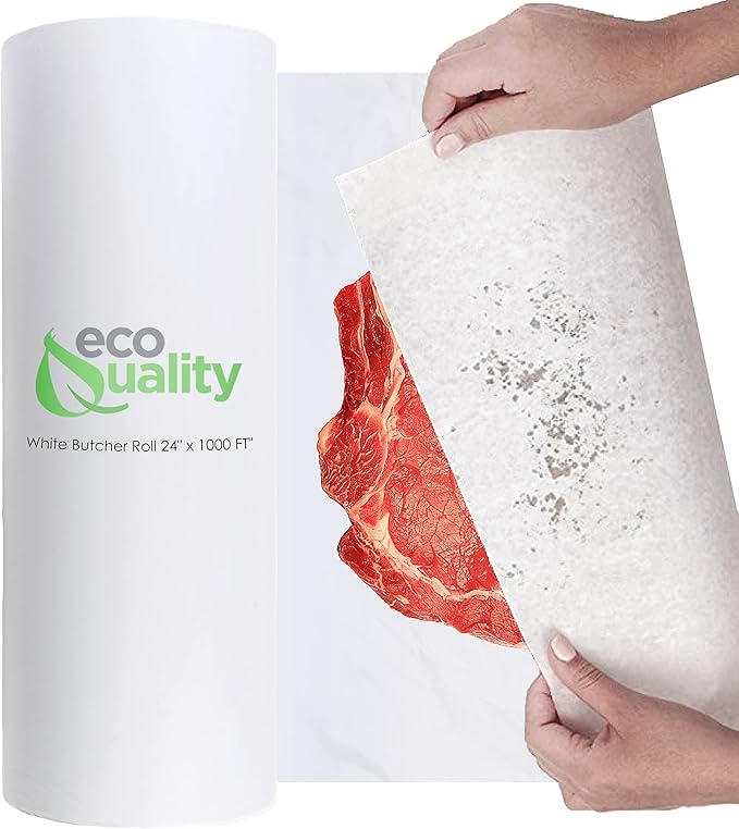 MG15 White Butcher Food Paper Roll 15 x 1000