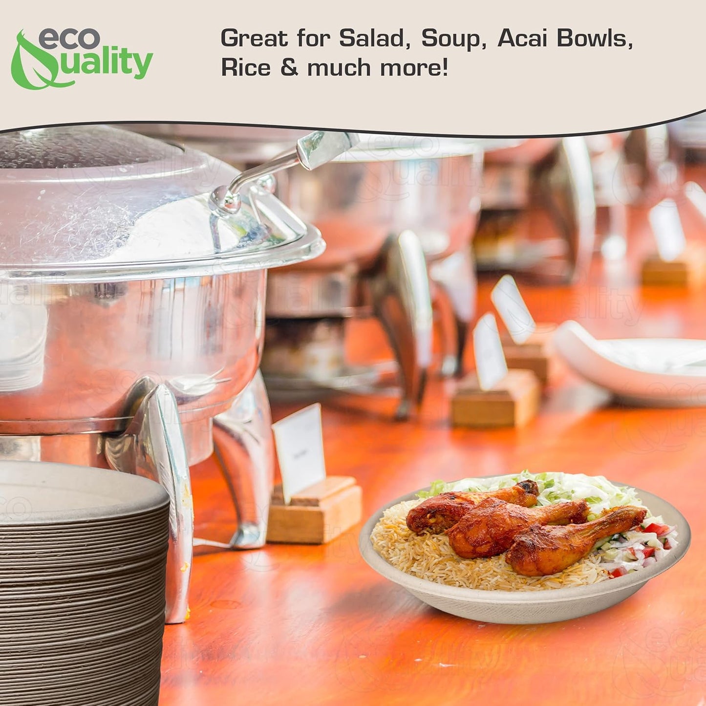 Compostable Round Sugarcane Container Bowl