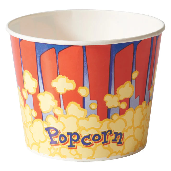Benchmark Popcorn Tubs these bags are thoughtfully crafted ensuring that the rich and flavorful butter stays securely contained within, preventing any unwarranted leakage. The addition of this protective feature not only preserves the integrity of the popcorn but also enhances the overall consumer experience.
