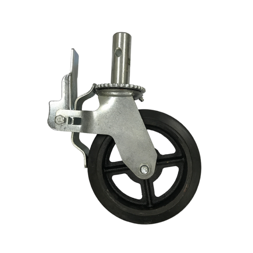 8" caster with brake