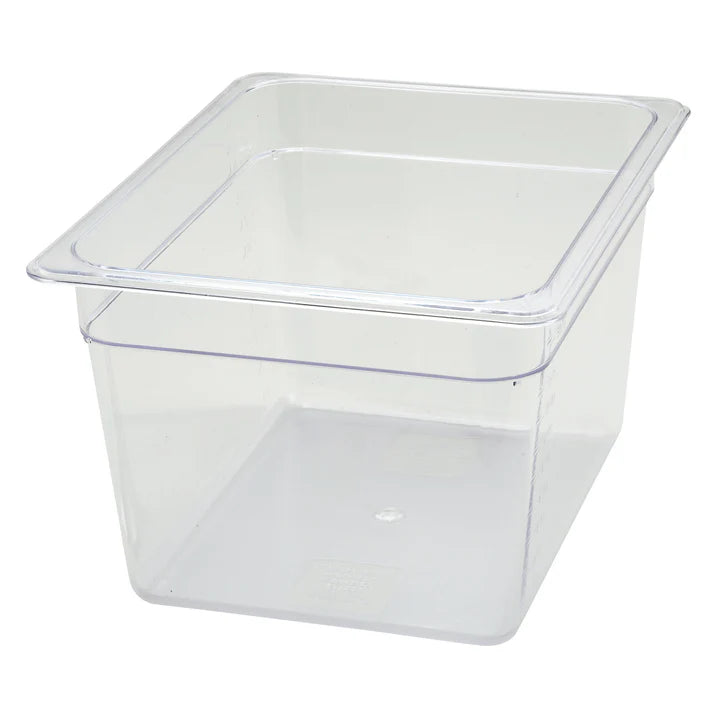 Food Pan is made from polycarbonate, this food pan is resistant to food acid and oils, and will withstand temperatures from -40° to 210° F. Thanks to its smooth, translucent surface, this food pan is easy to clean and provides excellent product visibility. An economical storage option in any foodservice facility.