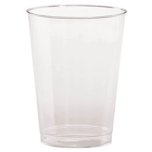 Clear plastic tumbler cups, 5oz, 7oz, 8oz sizes, disposable drinkware, perfect for events, weddings, parties, and catering, sturdy yet lightweight, easy cleanup, ideal for cold beverages.