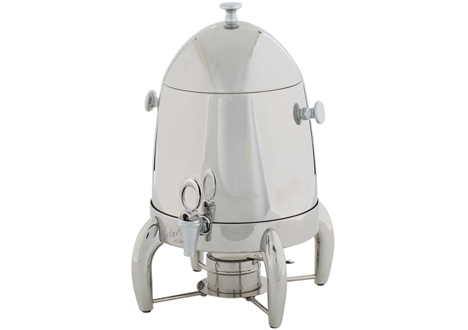 Winco 903A-905B 3 & 5-Gal Coffee Urn, Gold Accent & Stainless Steel
